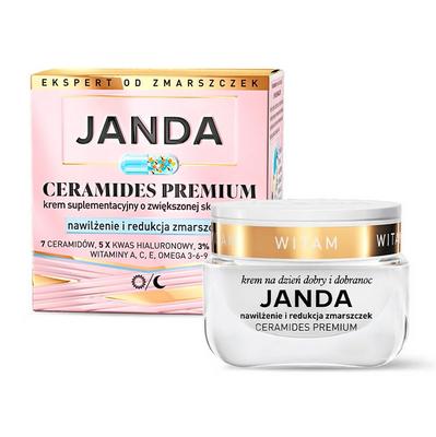 Janda Ceramides Premium nawilżenie i redukcja zmarszczek 50 ml