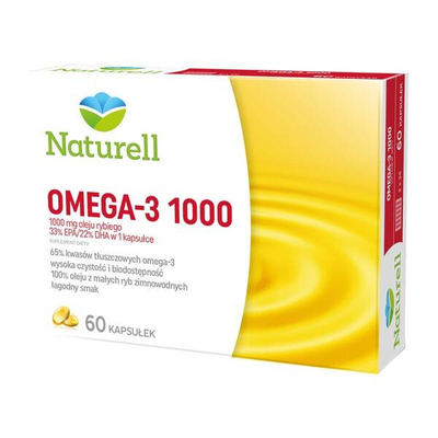 NATURELL Omega-3 1000 kapsułki 60kap