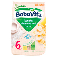 BoboVita Kaszka mleczno-ryżowa banan po 6 miesiącu 230g