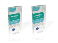 Test na anginę test strep A infekcja ZESTAW 2 sztuk