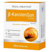 Starpharma beta karoten sun forte opalenizna 30 tabletek