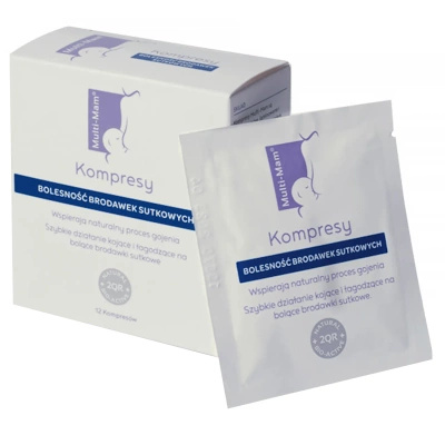 Multi-Mam kompresy do pielęgnacji sutków matek karmiących 12 sztuk