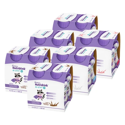 Nutridrink dla dzieci RÓŻNE SMAKI MIX ZESTAW 24 x 125 ml 