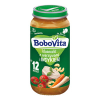 BoboVita obiadek kluseczki z warzywami i indykiem po 12 miesiącu 250 g