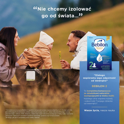 Bebilon 2 Advance Pronutra Mleko następne po 6. miesiącu ZESTAW 3x1000 g