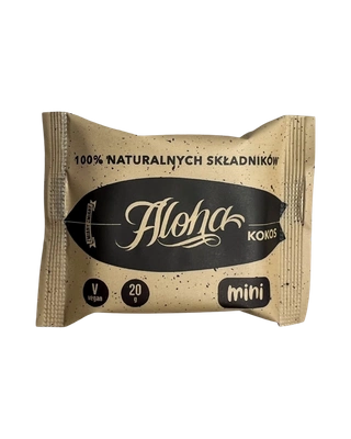 Zmiany Zmiany MINI baton ALOHA kokos zdrowe przekąski 20 g