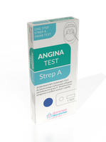 Test na anginę test strep A infekcja ZESTAW 2 sztuk