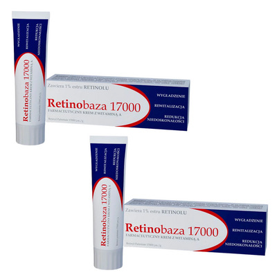 RETINOBAZA 17000 krem z witaminą A RETINOL ZESTAW 2 x 30 g