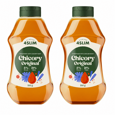4Slim Słodzik z cykorii niskowęglowodanowy topping ZESTAW 2 x 700 g