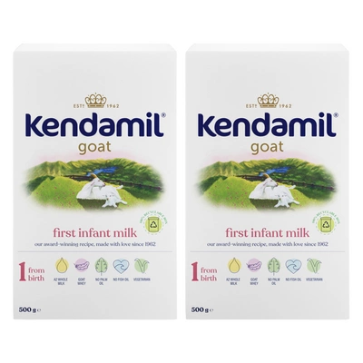 Kendamil Kozie mleko początkowe od urodzenia ZESTAW 2 x 500 g