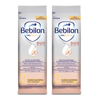 Bebilon Profutura Duobiotik 2 Mleko następne po 6. miesiącu w saszetkach ZESTAW 2 x 28,8 g