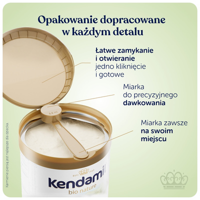 Kendamil Nature 1 HMO+ mleko organiczne bez oleju rybiego 800 g