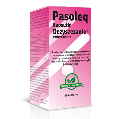 Pasoleq OCZYSZCZANIE TRAWIENIE WYDALANIE 60 kapsułek