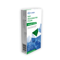Zestaw 3 testów Helicobacter Pylori z krwi i kału – domowe badanie RÓŻNE FIRMY