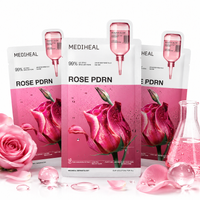 Mediheal Collagen Essential Mask maska do twarzy w płachcie z ekstraktem z róży damasceńskiej 3 sztuki