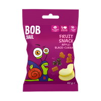 Bob Snail owocowe ZDROWE przekąski MIX w różnych smakach ZESTAW 7 x 40 g + 3 x BOB SNAIL 60 g GRATIS!