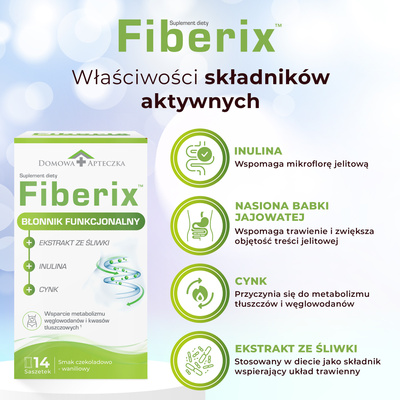 Fiberix ODCHUDZANIE OCZYSZCZANIE TRAWIENIE 14 saszetek