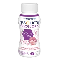 RESOURCE Diabet Plus płyn TRUSKAWKA 200 ml
