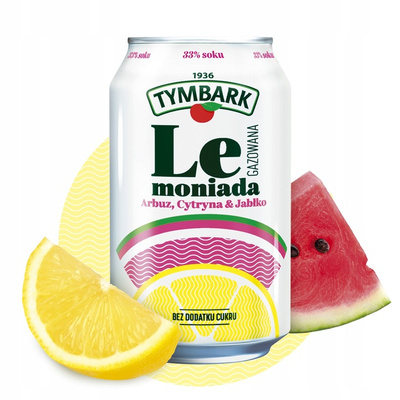 Tymbark Lemoniada jabłko cytryna arbuz 330 ml