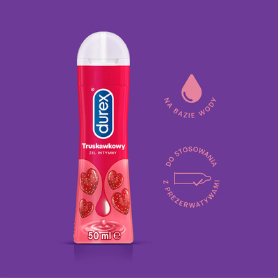 DUREX PLAY Nawilżający żel intymny słodka truskawka 50ml