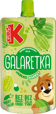 Kubuś Deser a'la galaretka jabłko-agrest 100 g