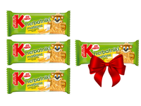 KUBUŚ Herbatniki maślane dla dziecka smaczna przekąska 50 g ZESTAW 3 + 1 GRATIS!