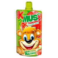 Kubuś Mus 100% truskawka jabłko banan marchew 100 g