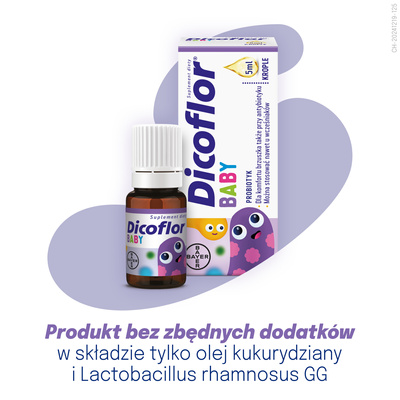 Dicoflor baby krople dla niemowląt i dzieci 5 ml