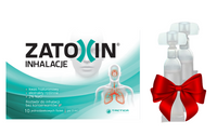 Zatoxin Inhalacje roztwór do inhalacji kwas hialuronowy 10 fiolek + 2 FIOLKI GRATIS!