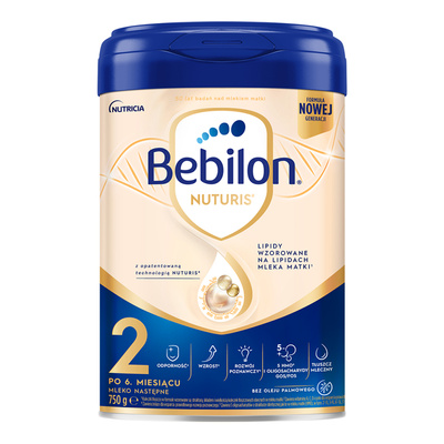 Bebilon NUTURIS 2 mleko następne po 6. miesiącu ZESTAW 2 x 750 g