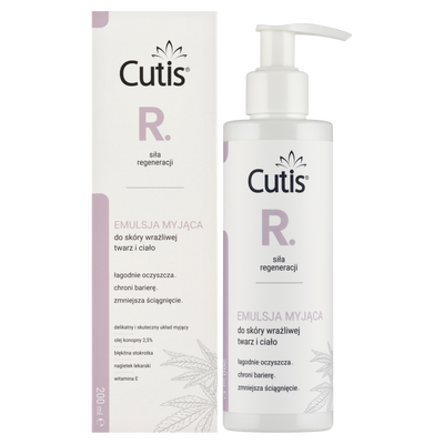 Cutis Mini Derm emulsja micelarna do mycia ciała i włosów od 1 dni życia 200 ml