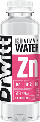 Napój Dr Witt ISO Vitamin Water Liczi gruszka CYNK 550 ml