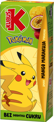 Kubuś Pokemon sok mango marakuja 200 ml