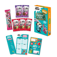 Bunny Ninja School Box owocowe słodycze box do szkoły LUNCHBOX + GADŻETY