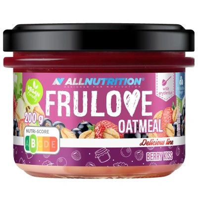 Allnutrition frulove Oatmeal Berry Kiss owsianka z musem owocowym 200 g
