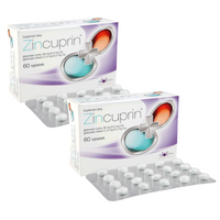 Zincuprin CYNK I MIEDŹ ZESTAW 2 x 60 tabletek