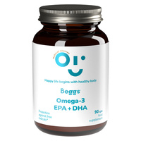 Beggs Omega-3 EPA+DHA suplement olej rybi 2 x 90 kapsułek + TORBA GRATIS