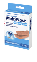 Rodzina Zdrowia MultiPlast plastry wodoodporne 12 sztuk