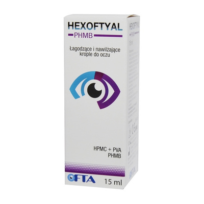 Hexoftyal PHMB Krople do oczu 15 ml