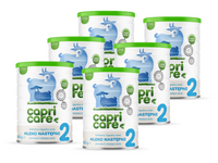 Capricare 2 - mleko następne, powyżej 6 miesiąca, oparte na mleku kozim ZESTAW 6 x 400 g + 6 SASZETEK GRATIS!