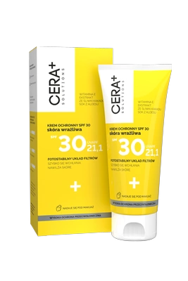 CERA PLUS Solutions krem ochronny SPF30 skóra wrażliwa 50ml