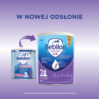 Bebilon Prosyneo HA 2 mleko modyfikowane Hydrolyzed Advance mleko następne po 6. miesiącu życia ZESTAW 6 x 400 g