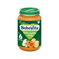BoboVita  Jabłka, banany i pomarańcze deserek po 6. miesiącu 190g