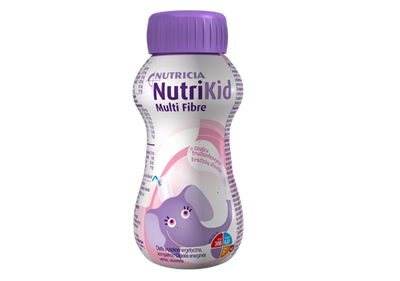 NutriKid Multi Fibre o smaku truskawkowym ZESTAW 24 x 200 ml