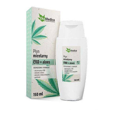Płyn miceralny CBD + aloes oczyszczanie i demakijaż 150ml