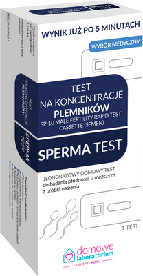 Zestaw testów płodności dla par – owulacja, ciąża, menopauza, sperma 2 sztuki