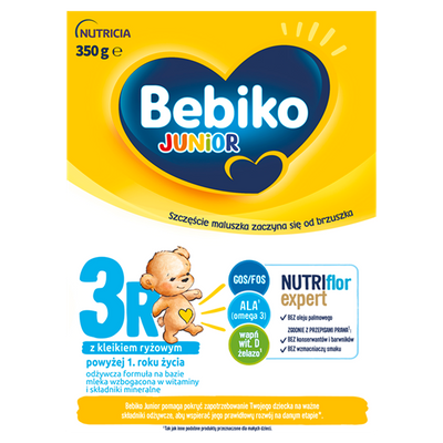 Bebiko Junior 3R Mleko modyfikowane proszek powyżej 1 roku życia 350g 