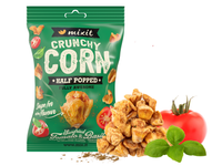 Mixit Crunchy Corn zdrowa przekąska pomidor z bazylią XXL 175 g