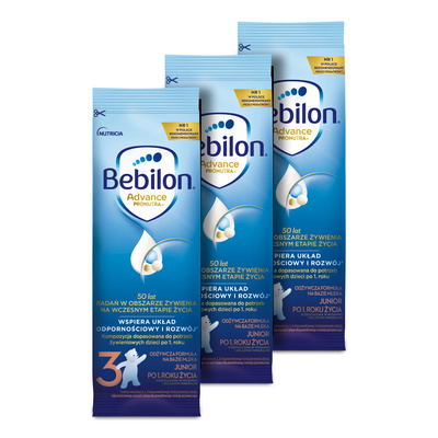 Bebilon 3 Advance Pronutra Junior po 1. roku życia saszetka ZESTAW 3 x 29,4 g
