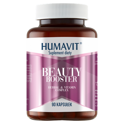 Humavit Suplement diety BEAUTY BOOSTER włosy skóra cynk 90 kapsułek